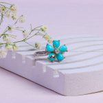 انگشتر فیروزه شجری زنانه کد 10074