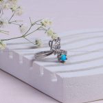 انگشتر فیروزه شجری زنانه کد 10075