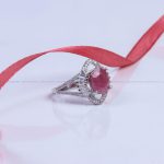 انگشتر یاقوت سرخ زنانه کد 10087