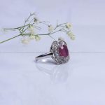 انگشتر یاقوت سرخ زنانه کد 10099