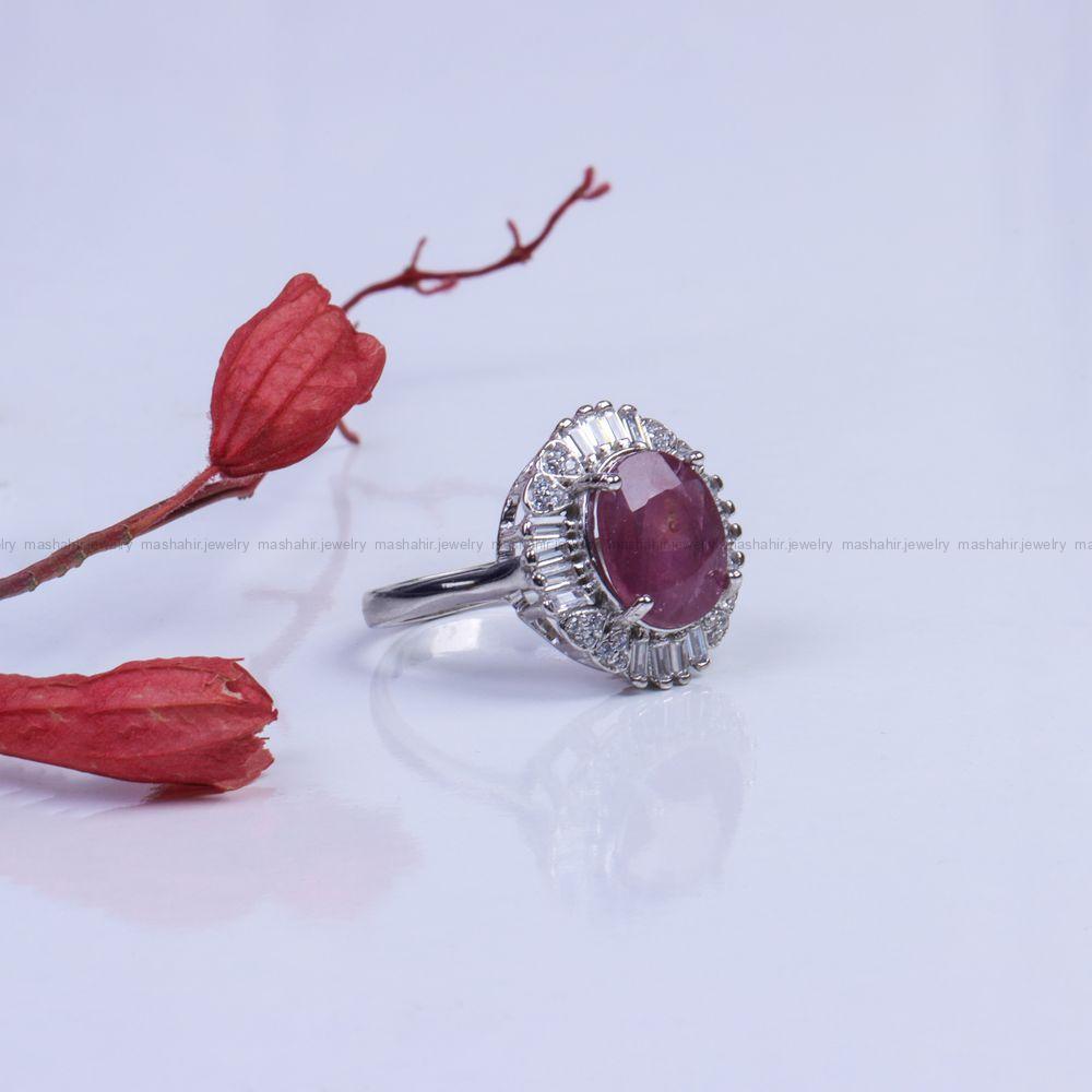 انگشتر یاقوت سرخ زنانه کد 10108