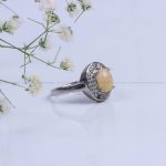 انگشتر اوپال زنانه کد 10110