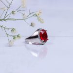 انگشتر یاقوت سرخ سنتاتیک زنانه کد 10115