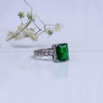 انگشتر زمرد سنتاتیک زنانه کد 10118