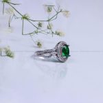 انگشتر زمرد سنتاتیک زنانه کد 10128