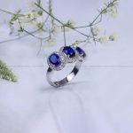 انگشتر یاقوت کبود سنتاتیک زنانه کد 10130