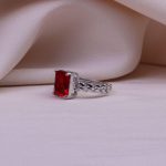 انگشتر یاقوت سرخ سنتاتیک زنانه کد 10138