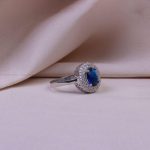 انگشتر یاقوت کبود سنتاتیک زنانه کد 10150