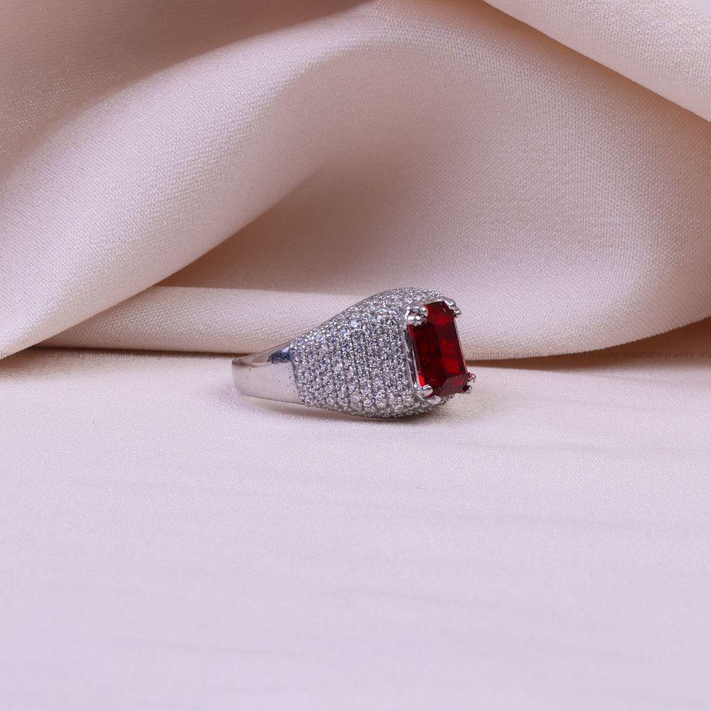 انگشتر یاقوت سرخ سنتاتیک زنانه کد 10153