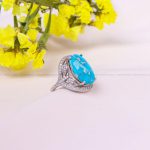 انگشتر فیروزه شجری زنانه کد 10171