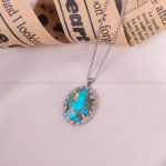گردنبند فیروزه زنانه کد 10183
