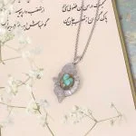 گردنبند فیروزه زنانه کد 10189
