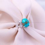 انگشتر فیروزه شجری زنانه کد 10218