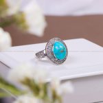 انگشتر فیروزه شجری زنانه کد 10337