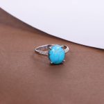 انگشتر فیروزه شجری زنانه کد 10339