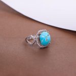 انگشتر فیروزه شجری زنانه کد 10340