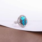 انگشتر فیروزه شجری زنانه کد 10341