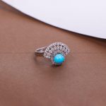 انگشتر فیروزه شجری زنانه کد 10344