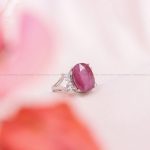 انگشتر یاقوت سرخ زنانه کد 10348