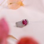 انگشتر یاقوت سرخ زنانه کد 10352