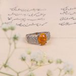 انگشتر اوپال زنانه کد 10378