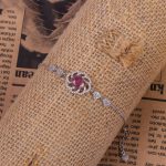 دستبند یاقوت سرخ زنانه کد 10396