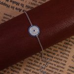 دستبند نقره زنانه کد 10400