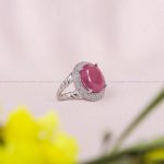 انگشتر یاقوت سرخ زنانه کد 10410