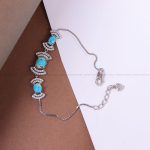 دستبند فیروزه زنانه کد 10421