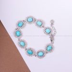 دستبند فیروزه زنانه کد 10426