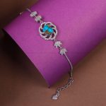 دستبند فیروزه زنانه کد 10432