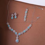 سرویس فیروزه کلکسیونی زنانه کد 10463