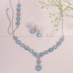 سرویس فیروزه کلکسیونی زنانه کد 10467