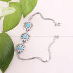 دستبند فیروزه زنانه کد 10566