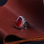 انگشتر عقیق یمن مردانه کد 10022