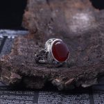 انگشتر عقیق یمن مردانه کد 10024