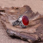 انگشتر عقیق یمن مردانه کد 10027