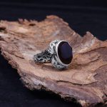 انگشتر عقیق یمن مردانه کد 10029