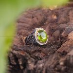 انگشتر زبرجد مردانه کد 10468