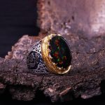 انگشتر اوپال مردانه کد 9352