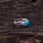 انگشتر فیروزه عجمی مردانه کد 9444