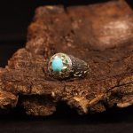 انگشتر فيروزه شجری مردانه کد 9150