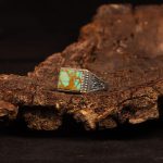 انگشتر فیروزه شجری مردانه کد 9152