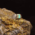 انگشتر فیروزه شجری مردانه کد 9193