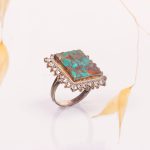 انگشتر فیروزه شجری زنانه کد 9212