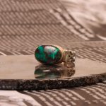 انگشتر فيروزه شجری مردانه کد 9221