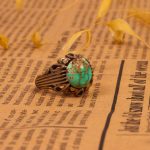 انگشتر فیروزه شجری مردانه کد 9225