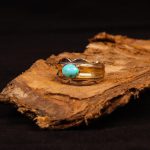 انگشتر فيروزه شجری مردانه کد 9247