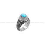 انگشتر فیروزه عجمی مردانه کد 9261