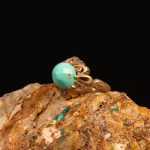 انگشتر فیروزه شجری مردانه کد 9267